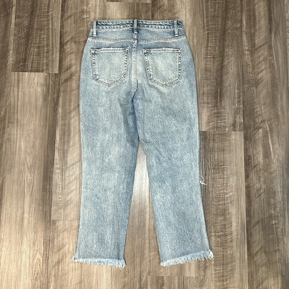 Flying Monkey Super High Rise Vintage Frayed Hem Jeans - 26 - Picture 2 of 7